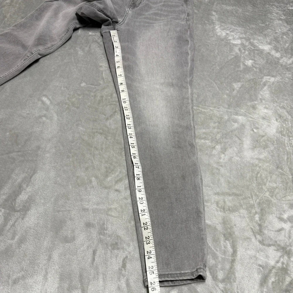 American Eagle Curvy Hi-Rise Jegging Womens 8 Short Grey Stretch Denim Jeans